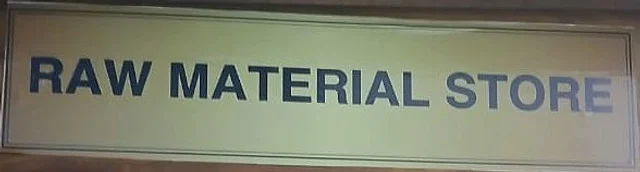 Raw Material Store